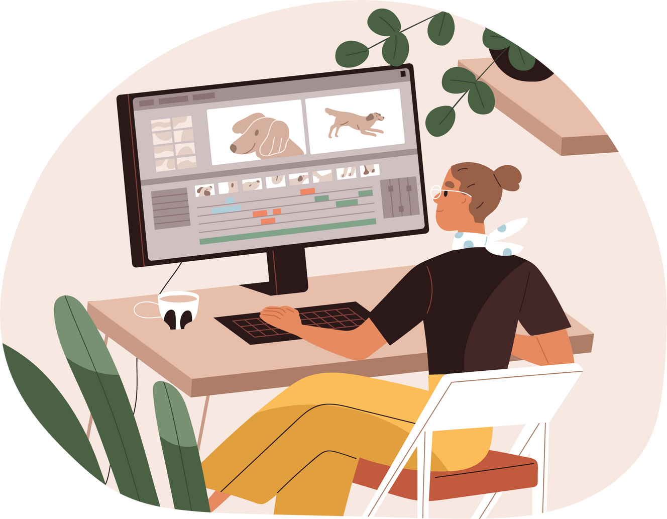 Female Motion Graphic Designer